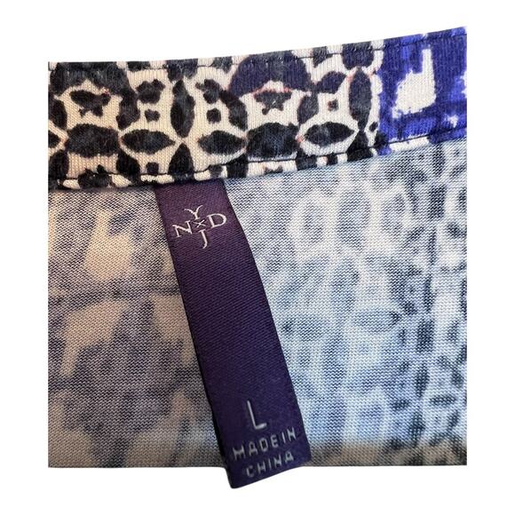 NYDJ Womens Boho Bohemian Blouse Shirt Top Cottage Indie Fairy Festival Hippie L - Picture 2 of 6